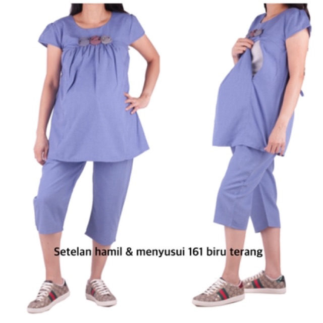 baju hamil setelan hamil 3/4 menyusui 161