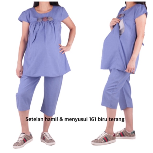 Setelan hamil 3/4 menyusui 161 baju hamil