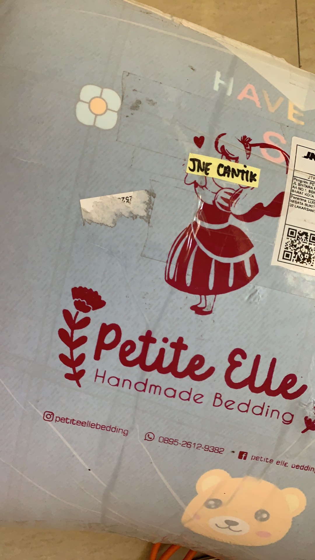 Bedcover Single Only Semua Motif Petite Elle Bedding 150x230