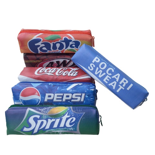 KOTAK PENSIL LUCU MOTIF SNACK UKURAN 21 x 6 x 5cm-1