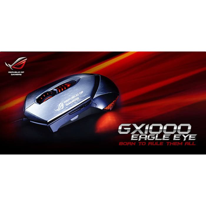 ASUS ROG MOUSE GX1000 EAGLE EYE BLACK