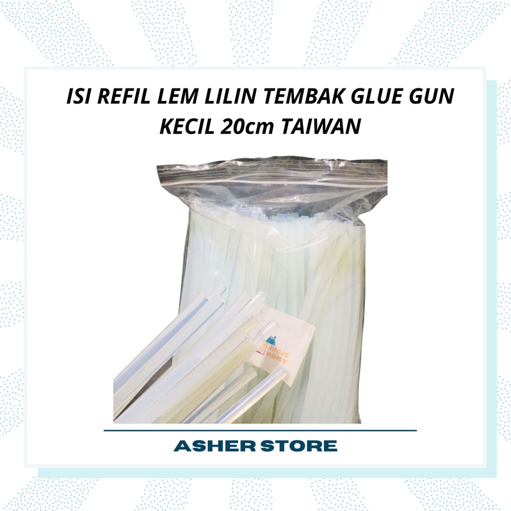 

ISI REFIL LEM LILIN TEMBAK GLUE GUN KECIL 20cm Taiwan