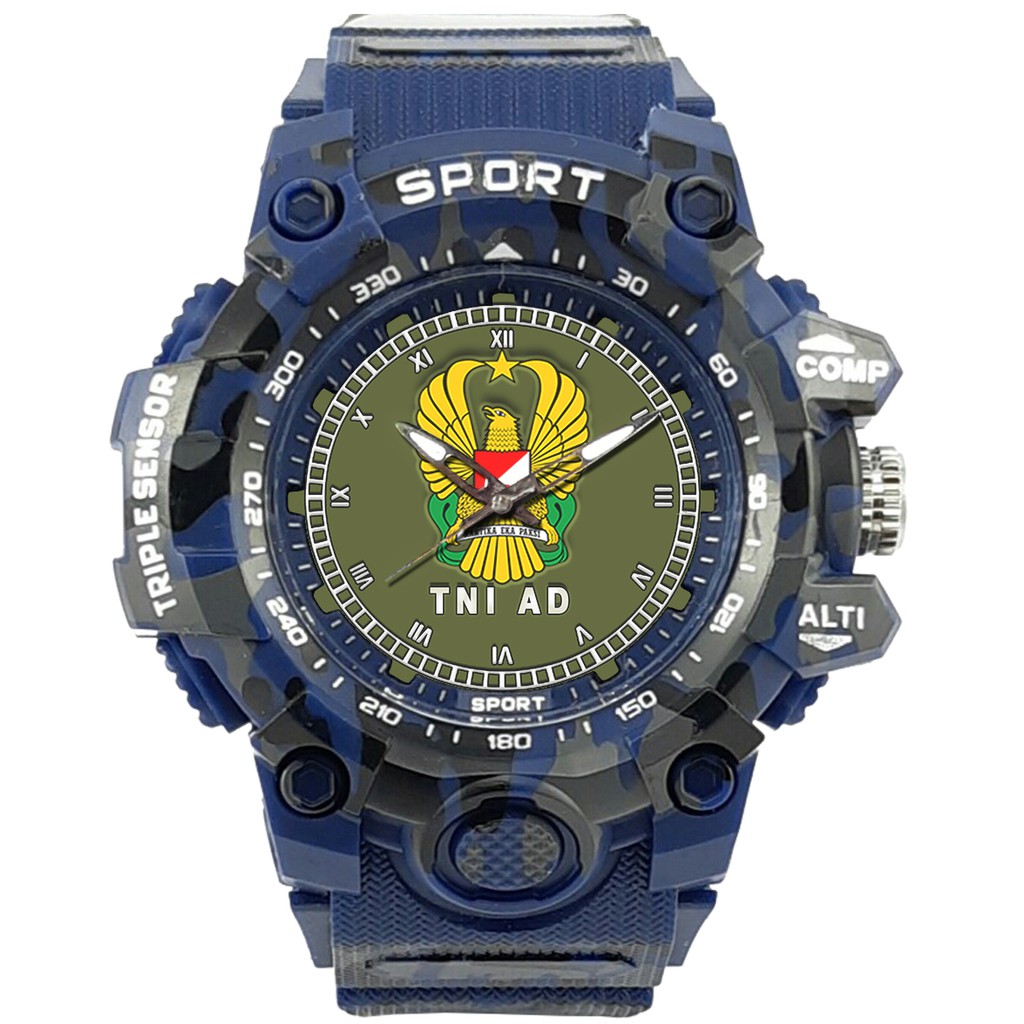 (SPECIAL EDITION) JAM TANGAN LOGO TNI-AD WATER RESISTANT NO.12