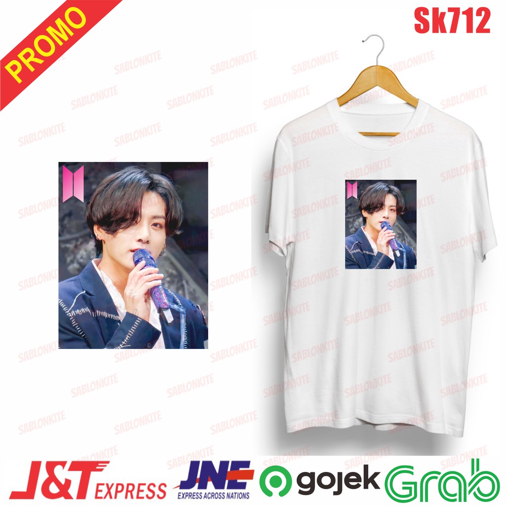 MURAH!!! KAOS KPOP JUNGKOOK sk712 UNISEX COMBED 30S