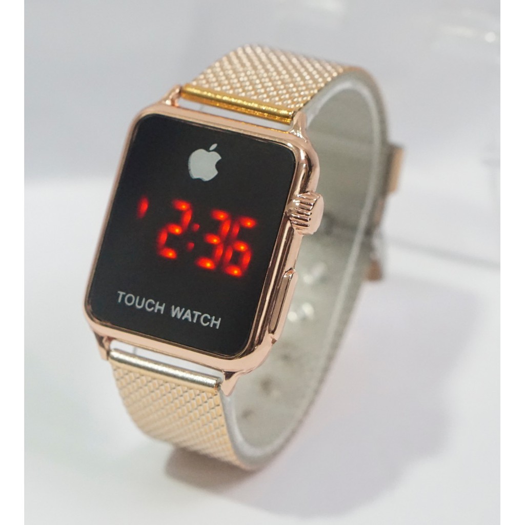 [WBS] FREE BATERAI JAM TANGAN IPHONE APPLE TALI RUBBER TOUCH SCREEN