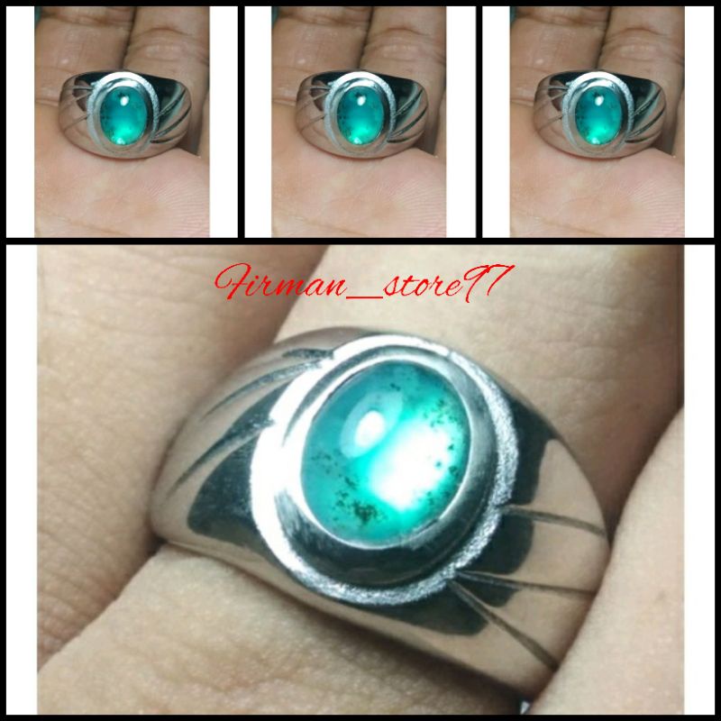 Batu Cincin Natural Bacan Doko Super Kristal