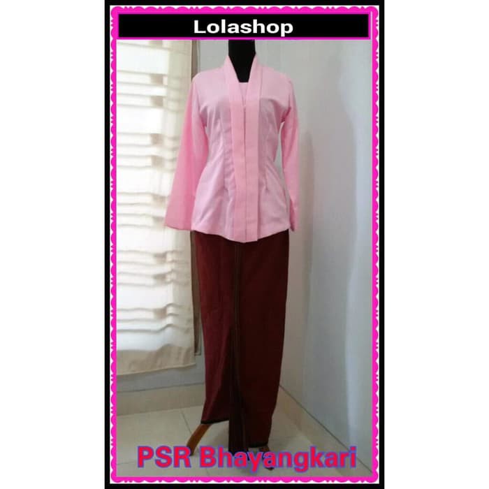 SERAGAM PSR BHAYANGKARI MODEL KEBAYA JARIK KAIN LURIK SIZE S M L XL XXL XXXL