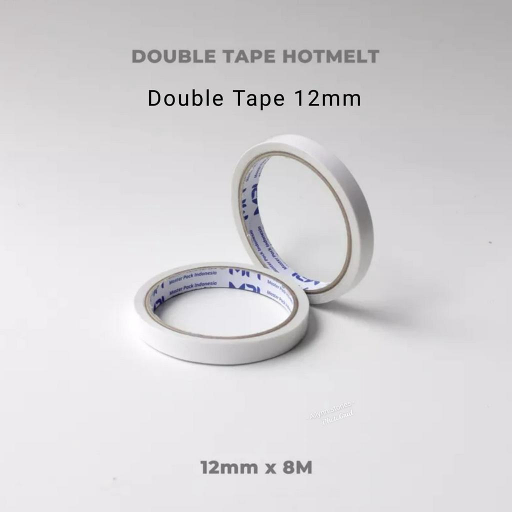 Double Tape Kertas 6mm - 12mm - 24mm