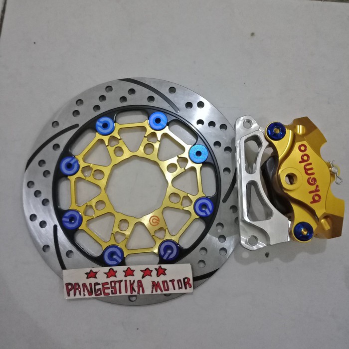 Unik PIRINGAN CAKRAM BREMBO-KALIPER BREMBO-BREKET VARIO-BEAT-SCOOPY 220MM Berkualitas