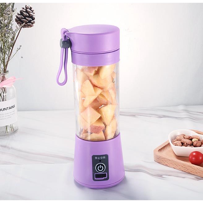 JUICE CUP BLENDER MINI PORTABLE | USB BLENDER JUICER | ALAT PEMBUAT JUS 4 MATA PiSAU