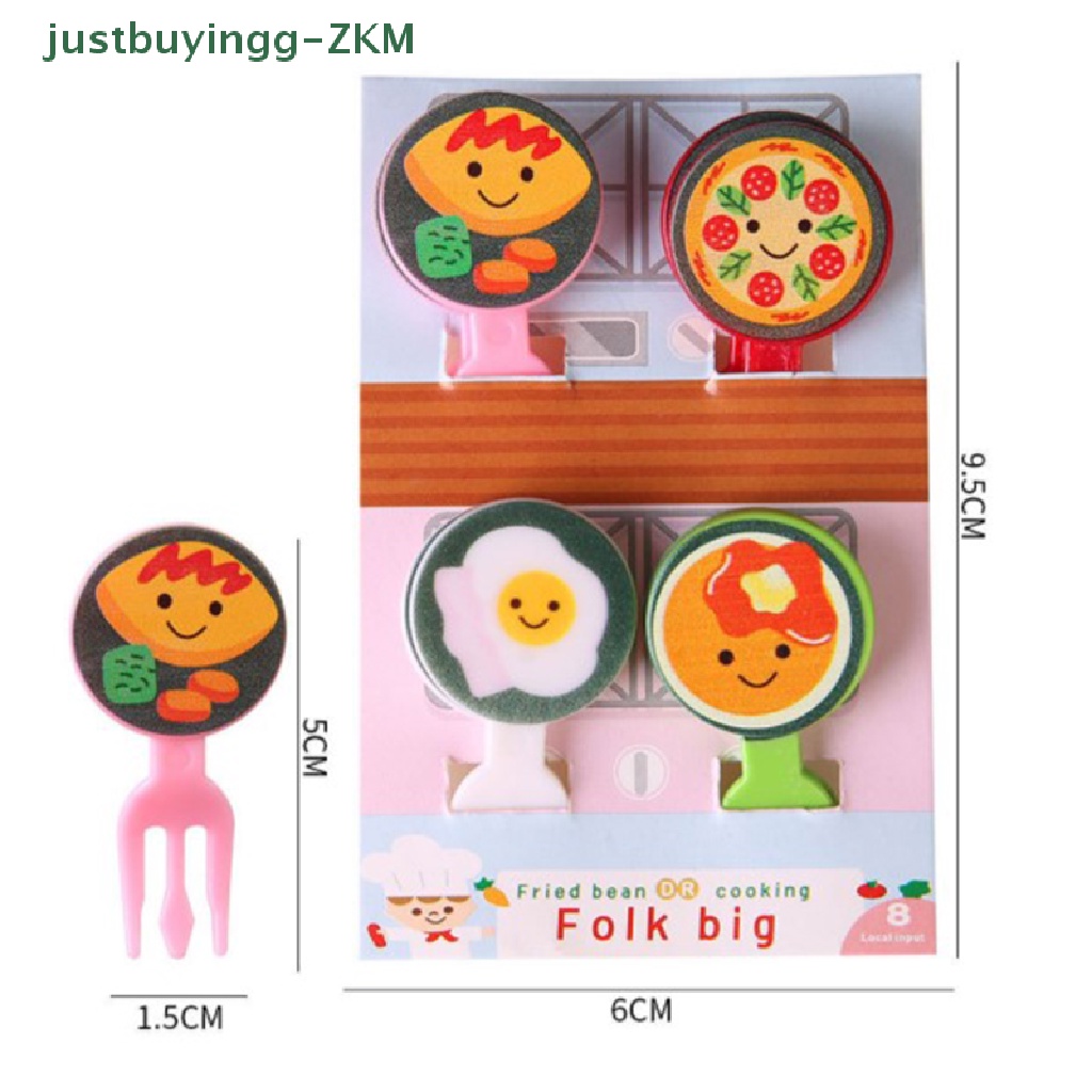 Garpu Buah / Kue / Dessert Mini Desain Kartun Hewan Untuk Natal / Halloween