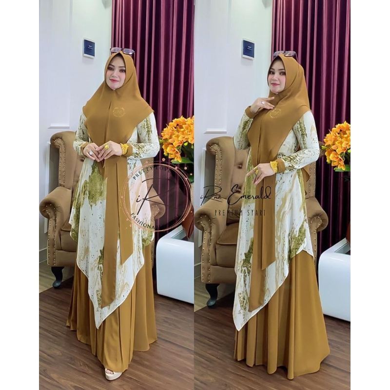 READY yaa..siap kirim.set syar'i Aurora by iRna Gallery