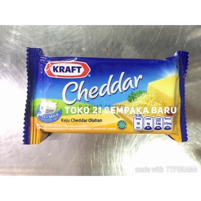 Kraft Cheddar Keju Batang 70 gram | Cheese Keju Kraft 70g Murah Promo