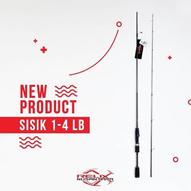 Joran Sisik 1-4 LB 6'5UL Relix nusantara