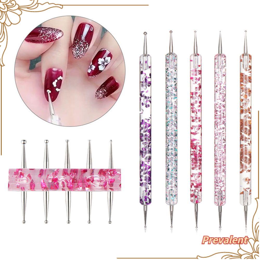 Preva 5Pcs Pen Dotting 2 Sisi Untuk Melukis DIY