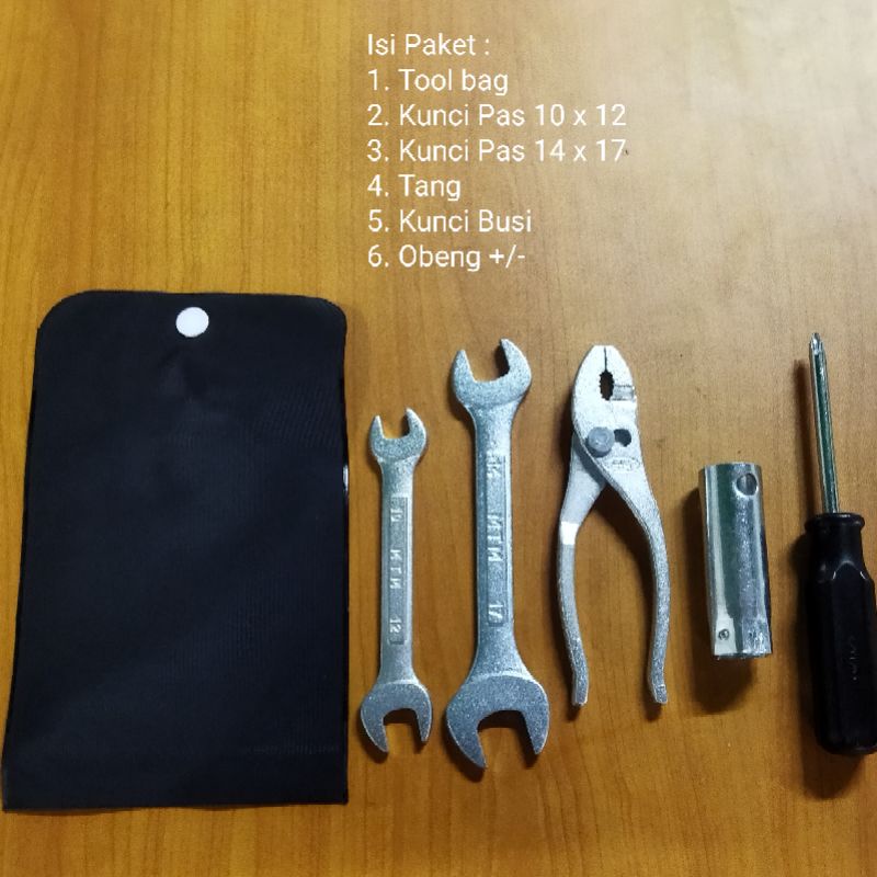 Paket Kunci Bawaan sepeda motor Honda/Tool kit sepeda motor Honda