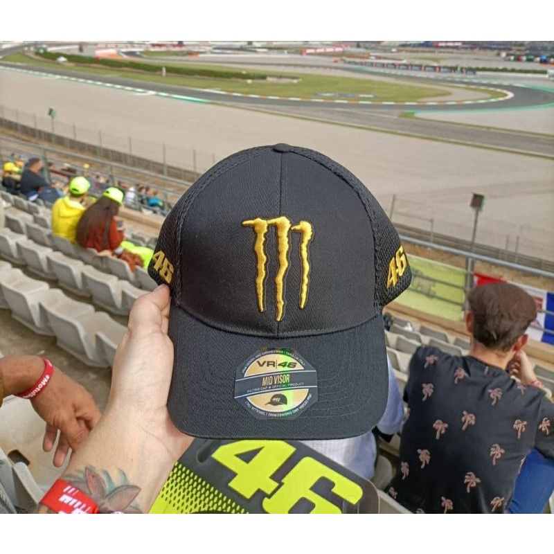 Topi Original Sponsor VALENTINO ROSSI 46 MONSTER ENERGY 2021 LIMITED EDITION