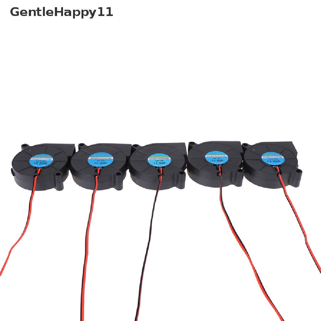 Gentlehappy 5015 Kipas Pendingin Turbo 5V 12V 24V Untuk Printer 3D