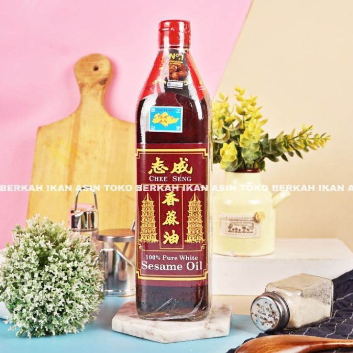Minyak Wijen Pagoda Chee Seng 750 ml Pure White Sesame Oil