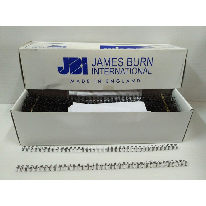 

q4AD5s Jbi Spiral Kawat A4 3:1 No. 5 (5/16") - Hitam (Box Isi 100 Batang) As71S0D