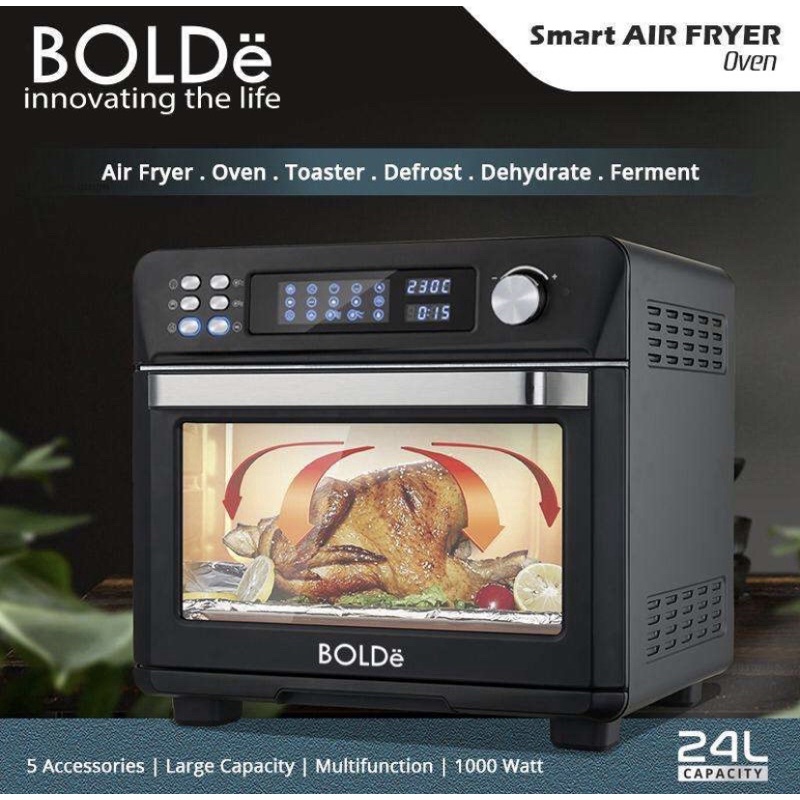 BOLDE SMART AIR FRYER OVEN [24L] 100% ORI