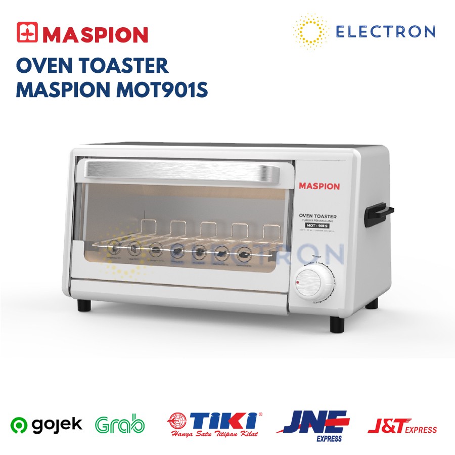 Oven Toaster Listrik 9 Liter Maspion MOT901S MOT901 Murah Low Watt Mini