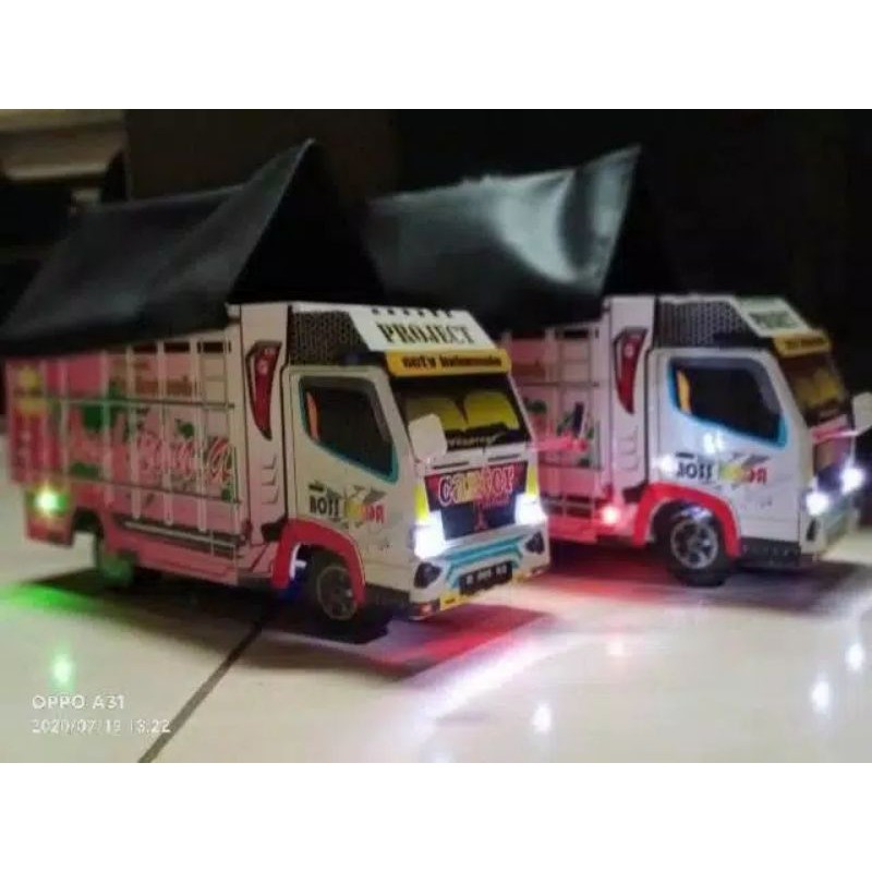 Truk Oleng Miniatur /Mainan Anak Truk Oleng Miniatur