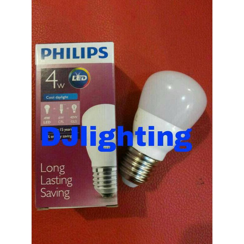 Ing Lampu Philips Led 4 Watt Putih Setara 40 Watt