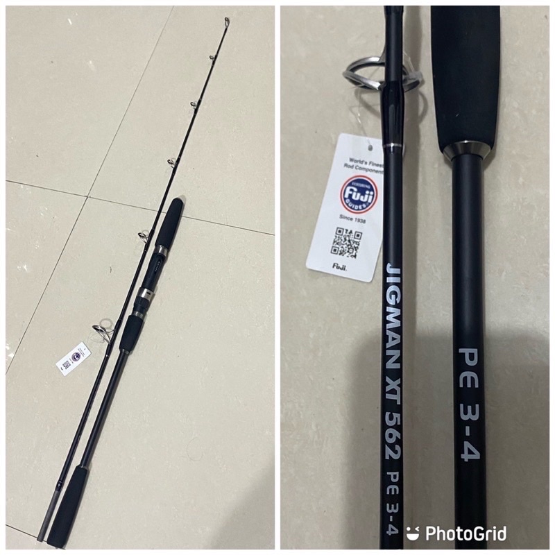Joran Jigging Carbon Solid Kenzi Marina, Kenzi Jigman XT (harga termasuk packing pipa)