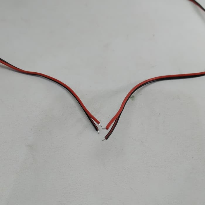 Lampu Led tali pipih variasi motor mobil merah biru putih dc 12v dramashop