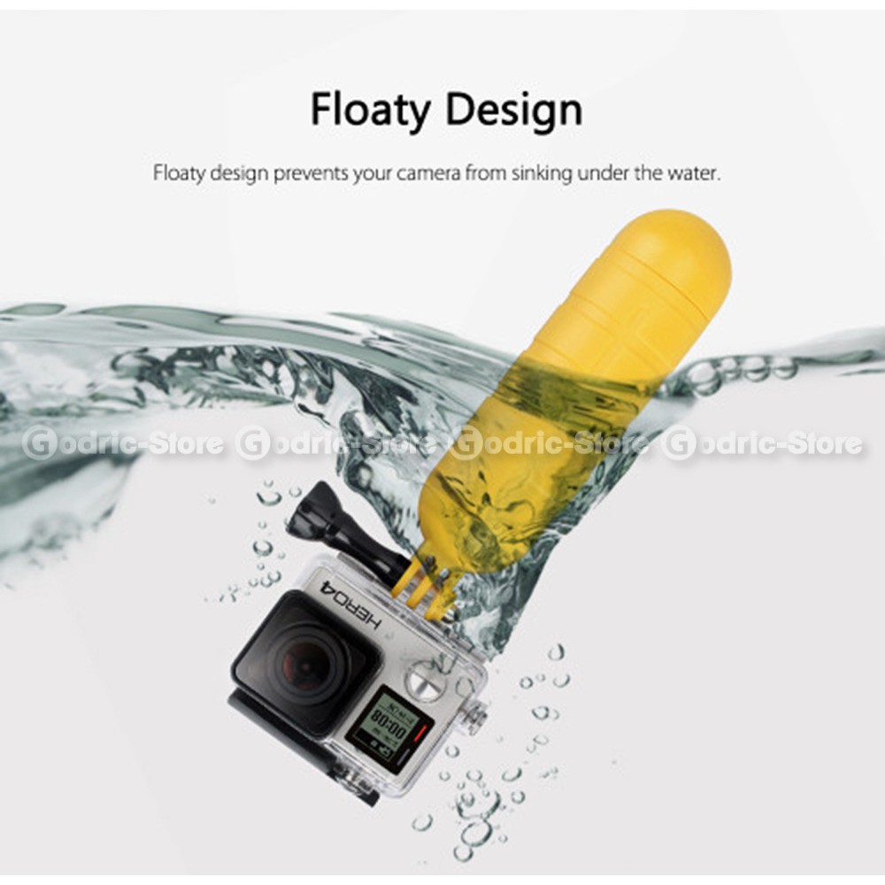 Godric Bobber Floating Hand Grip for GOPRO HERO / XIAOMI YI / BRICA / DJI OSMO Action Camera