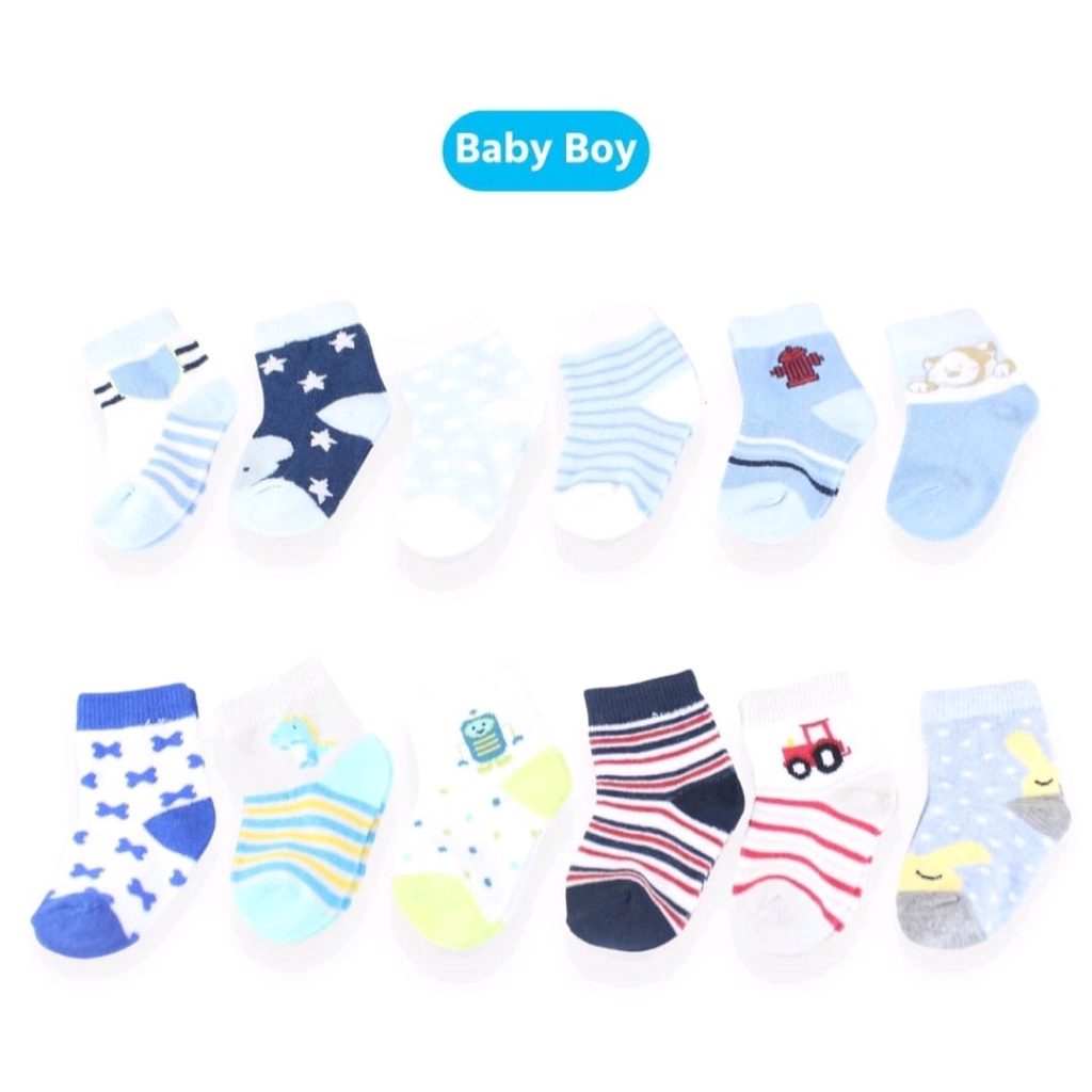 promo sale kaos kaki bayi Newborn Unisex 3-6 Bulan Kaos Kaki Nia 5 Pasang