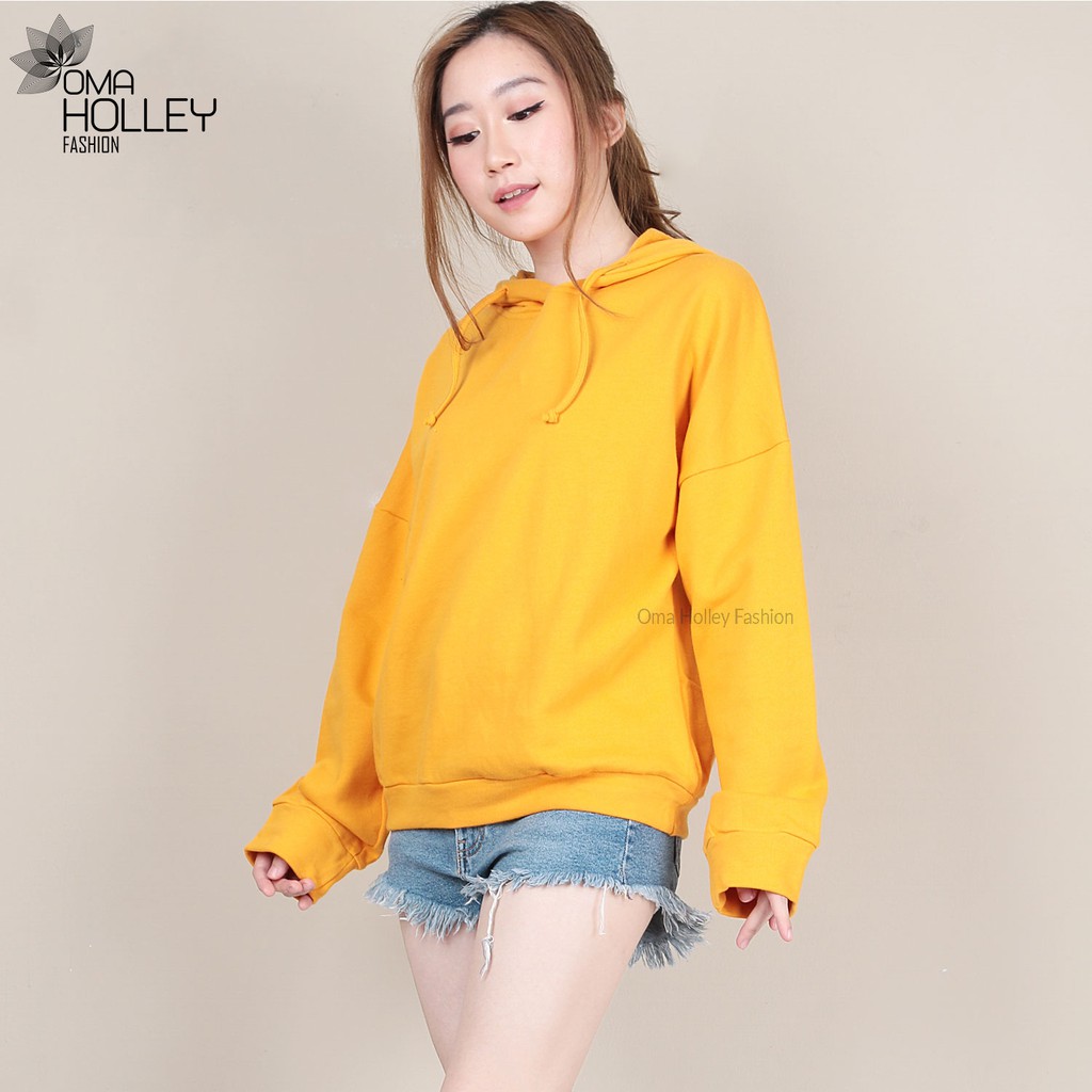 (COD) OH Fashion Casey Mizuki Hoodie Wanita Lengan Panjang #6102