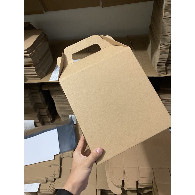 

gable box corrugated size 23x7x25 siap dipakai polos large size