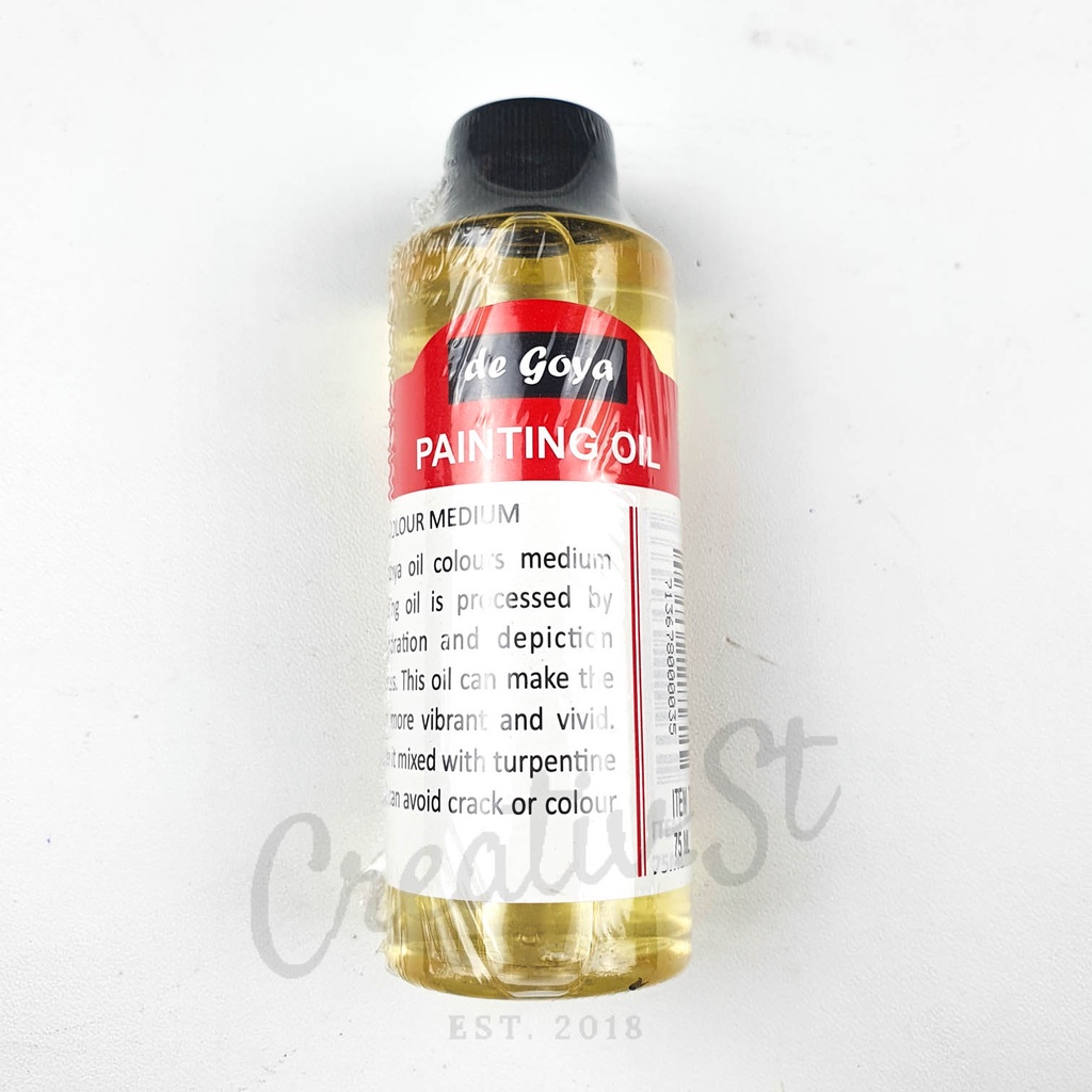 

De Goya Oil Medium Painting Oil 75 Ml Cairan Pengencer Cat Minyak
