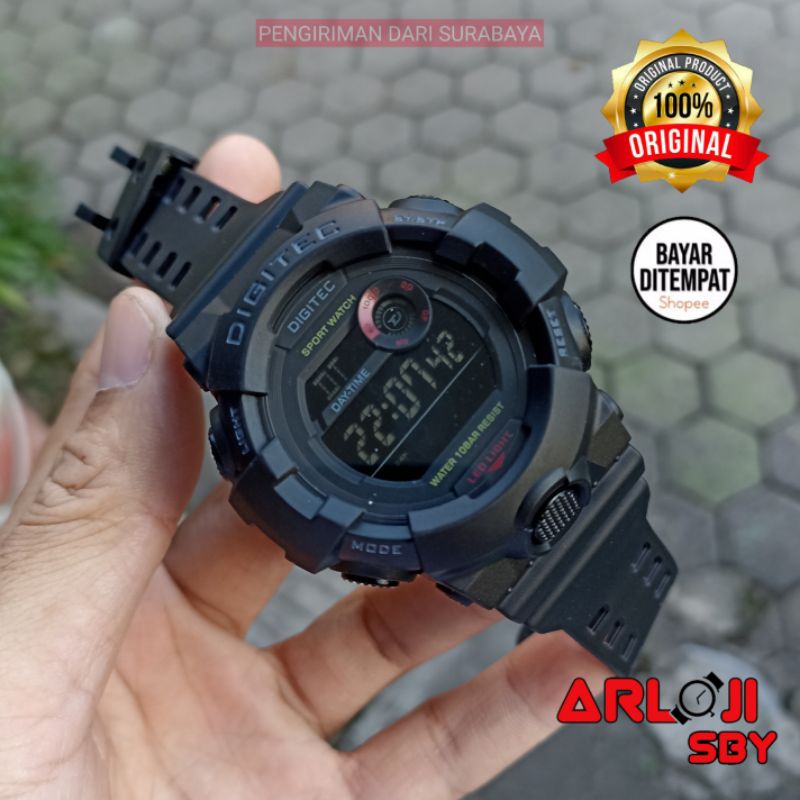 jam tangan pria DIGITEC DG 5112 original tahan air