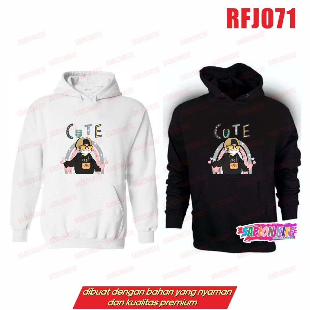 MURAH!!! SWEATER HOODIE KPOP SUGA CUTE RFJ071 UNISEX