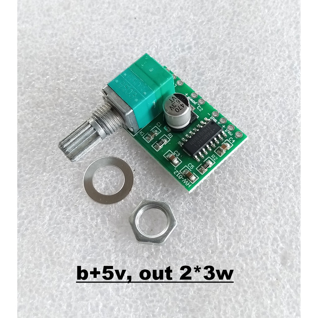 Pam8403 Super Mini Digital Amplifier Class D Dengan Potensiometer