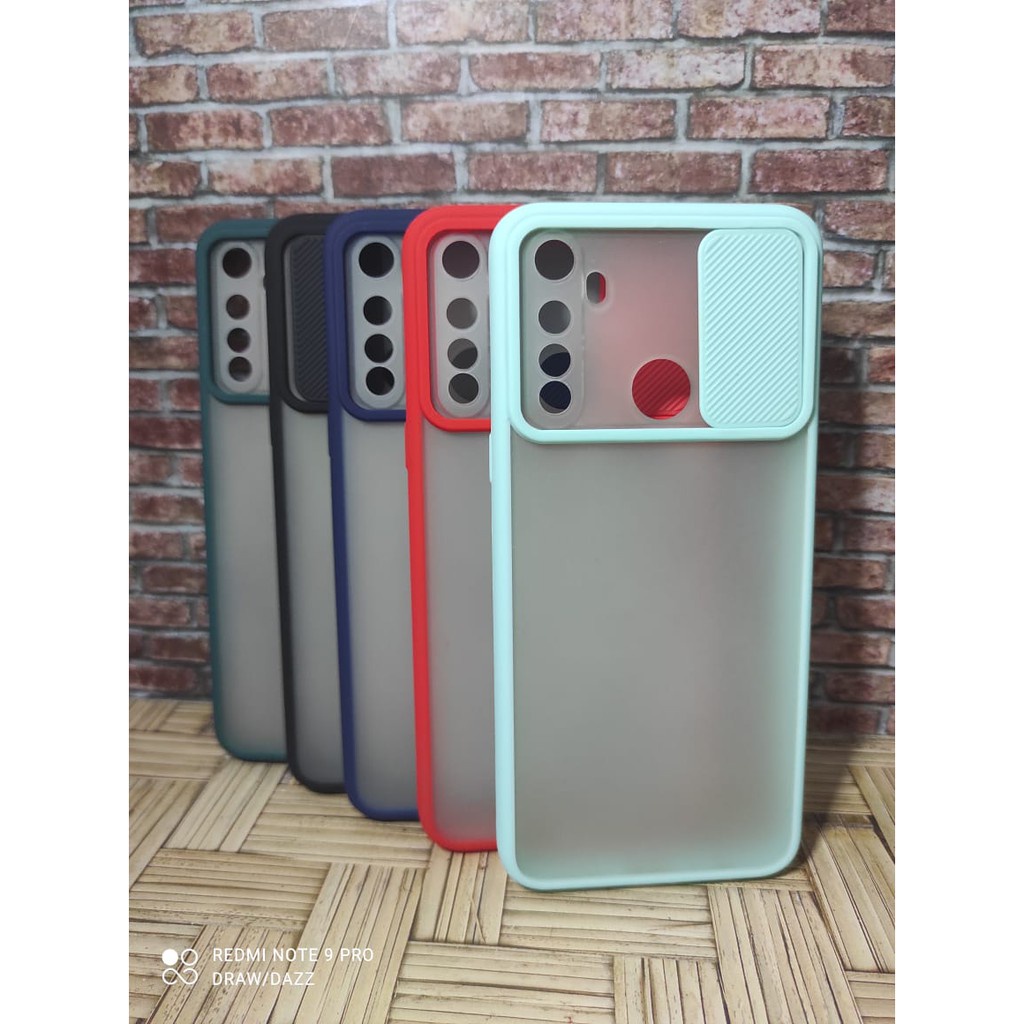 Chuubut Realme 5 & Realme 5i Case Softcase Slide Camera Protection Case Casing Realme 5  & Realme 5i