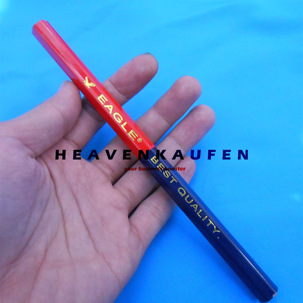 Pensil Kain / Pensil Jahit Dua Warna Merah - Biru Murah