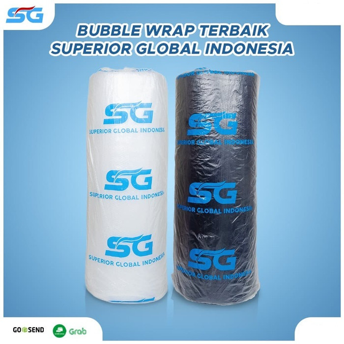 

Plastik Bungkus Kemasan Bubble Wrap 1 Roll Hitam 120 cm x 50 m 120x50 - Hitam