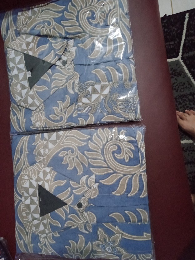 Nawasena Babyblue Kemeja Batik Pria Panjang Full Furing By Dewo