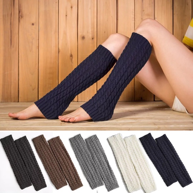 IMPORT Leg Warmer Penghangat Kaki rajut wool winter musim dingin
