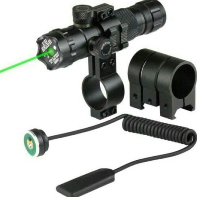READY STOK  laser senapan angin siang dan malam laser gun mount airsoft+baterai