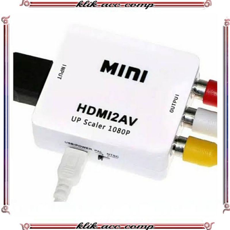 HDMI to AV RCA converter adapter / converter hdmi to rca