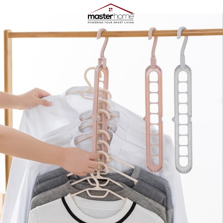 Magic Hanger Gantungan Baju Organizer 9 in 1 Serbaguna Multifungsi Jemuran Laundry - INDOGROSIR