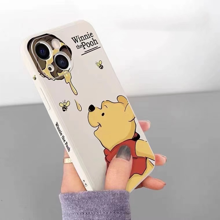 Soft Case Motif Beruang Pooh Untuk Iphone 13 12 11 Pro Max X Xs Max Xr 7 8 Plus Se2020