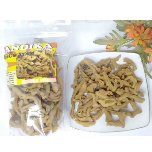 

Andika Astawa keripik usus ayam original 250 gr camilan oleh oleh malang