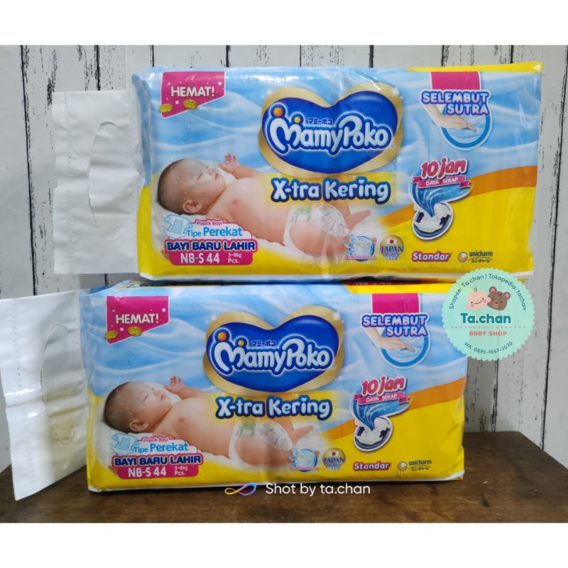 Mamypoko NB-S44 / NB-S 24 newborn xtra kering