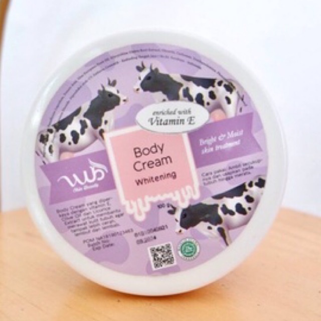 wub skin beauty new 100gr / wub body cream / body bleacing ( AGEN WUB )